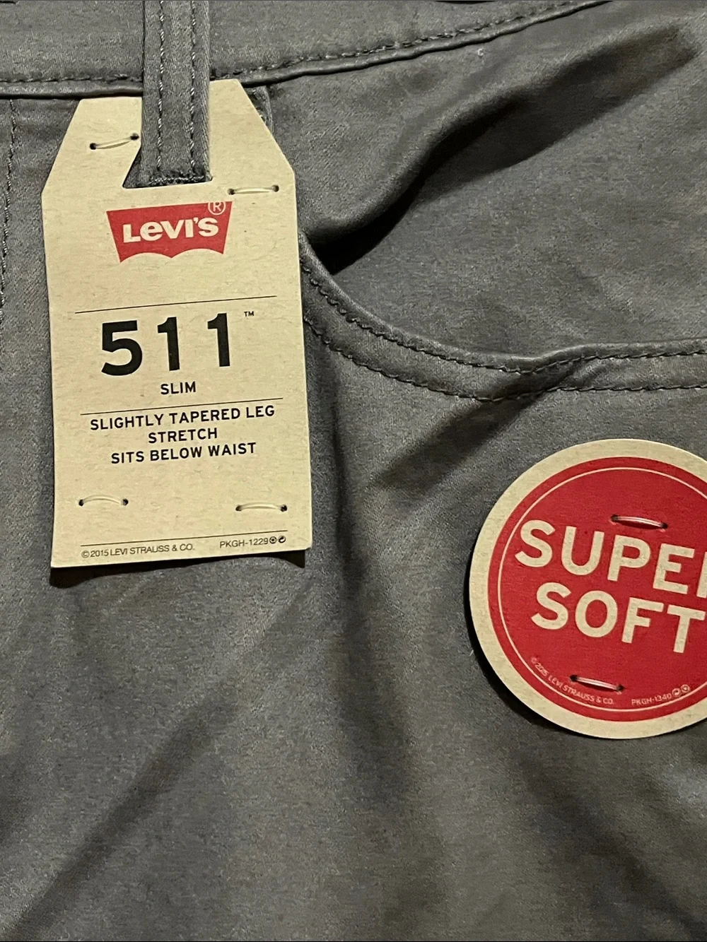 Levi's 511 Slim Straight Men's Jeans - Gray